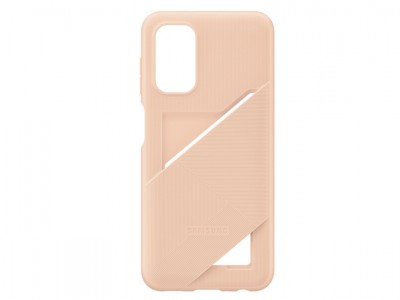 Samsung Card Slot Cover (oranov) - Ochrann kryt s puzdrom na kartu pre Samsung Galaxy A13 4G
