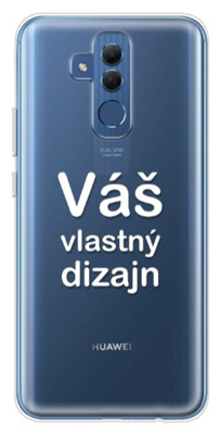 Priesvitn TPU kryt (obal) s bezokrajovou potlaou (vlastnou fotkou) pre Huawei Mate 20 Lite