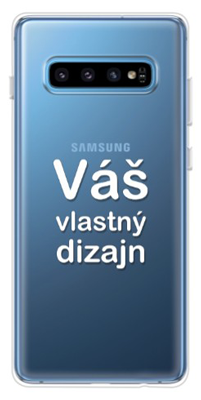 Priesvitný TPU kryt (obal) s bezokrajovou potlačou (vlastnou fotkou) pre Samsung Galaxy S10