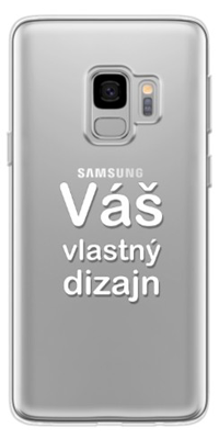 Priesvitný TPU kryt (obal) s bezokrajovou potlačou (vlastnou fotkou) pre Samsung Galaxy S9