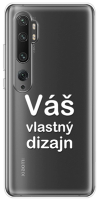 Priesvitn TPU kryt (obal) s bezokrajovou potlaou (vlastnou fotkou) pre Xiaomi Mi Note 10 / 10 Pro