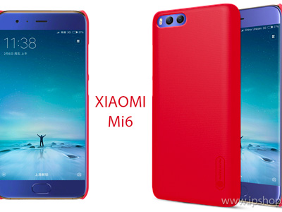 XIAOMI Mi6 Exclusive SHIELD Red (erven) - luxusn ochrann kryt (obal) + flia na displej