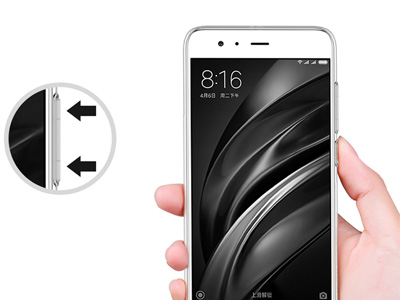 Luxusn� ochrann� kryt (obal) Nature TPU Grey (�ed�) na XIAOMI Mi6 **AKCIA!!