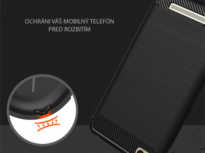 Fiber Armor Defender Grey (�ed�) - odoln� ochrann� kryt (obal) na XIAOMI Redmi 4A **AKCIA!!