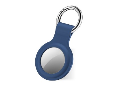 Silikónová kľúčenka pre Apple AirTag (modrá)