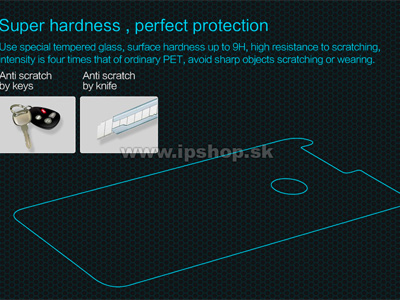 Back Amazing H - ultra odoln sklenn flie (tvrzen sklo) na zadn stranu pro Honor 8 / Honor 8 Premium