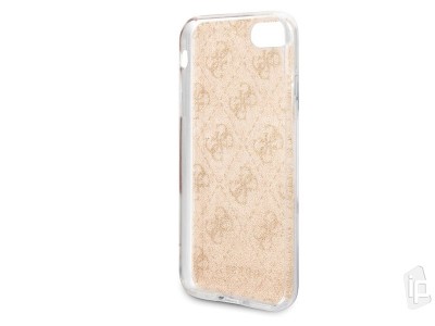 Guess Glitter Cover  Ochrann kryt pre Apple iPhone 7 / 8 / SE 2020 (zlat)