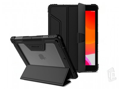 Nillkin Bumper Leather Case (čierny) - Odolný ochranný kryt (obal) na Apple iPad 10.2