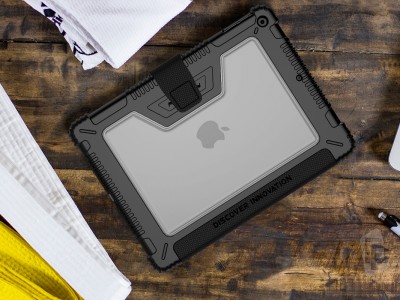 Nillkin Bumper Leather Case (ierny) - Odoln ochrann kryt (obal) na Apple iPad 10.2 2019 / 2020 / 2021