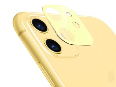 Fancy Camera Protector Yellow (žlté) - 1x Ochranné sklo na zadnú kameru pre Apple iPhone 11 **AKCIA!!