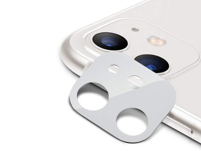 Fancy Camera Protector White (biele) - 1x Ochrann sklo na zadn kameru pre Apple iPhone 11