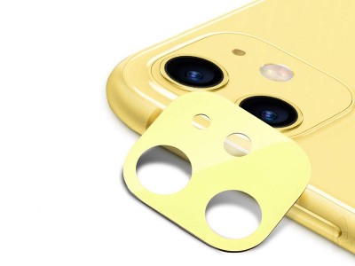 Fancy Camera Protector Yellow (lt) - 1x Ochrann sklo na zadn kameru pre Apple iPhone 11 **AKCIA!!