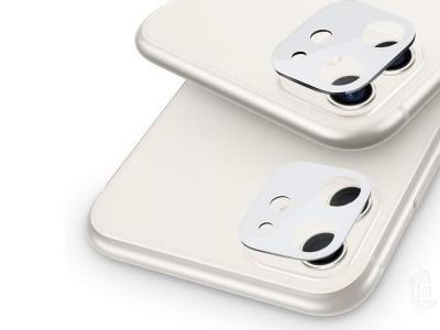 Fancy Camera Protector White (biele) - 1x Ochrann sklo na zadn kameru pre Apple iPhone 11