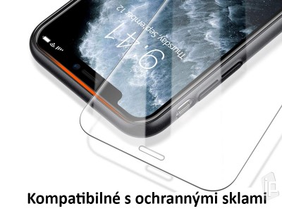 Slim Line Elitte (ierny) - Plastov ochrann kryt (obal) na Apple iPhone 11 Pro
