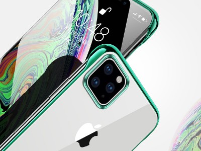Glitter Series Tough Green (zelen) - Plastov ochrann kryt (obal) na Apple iPhone 11 Pro