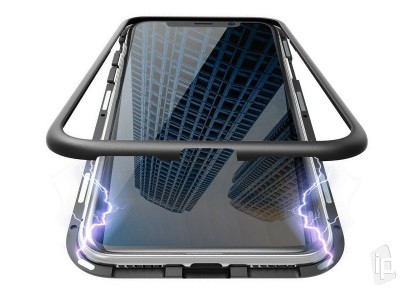 Magnetic Shield 360° Black (čierny) - Magnetický kryt s obojstranným sklom na Apple iPhone 11 **AKCIA!!