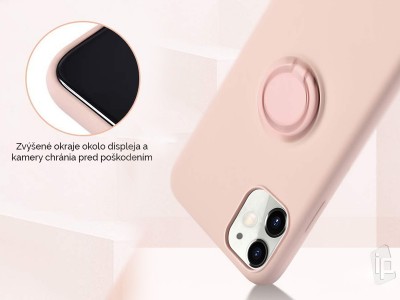 Ring Liquid Silicone Cover (ruov) - Siliknov ochrann obal s driakom na Apple iPhone 11