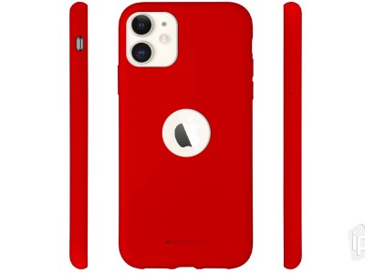 Jelly TPU Matte Red (erven) - Ochrann kryt (obal) na Apple iPhone 11