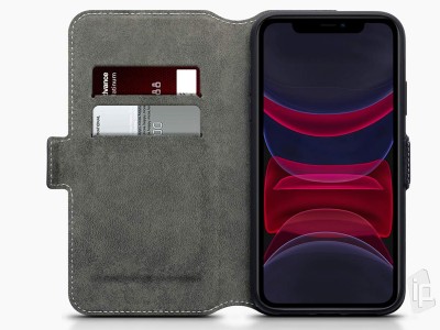 Peaenkov puzdro Slim Wallet pre Apple iPhone 11 - ierne