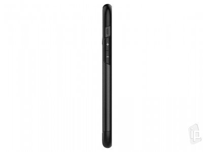 Spigen Slim Armor (�ern�) - Odoln� kryt (obal) na Apple iPhone 12 / 12 Pro