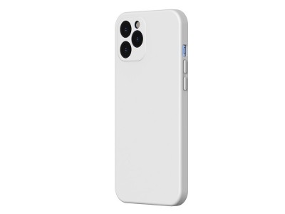 Baseus Liquid Silica Gel (biely) - Siliknov kryt s ochranou kamery pre Apple iPhone 12 Pro