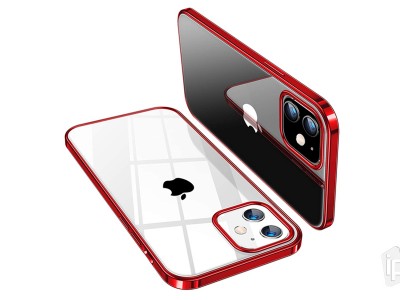 Glitter Edge Case  Ochrann kryt pre Apple iPhone 12 mini (modr)