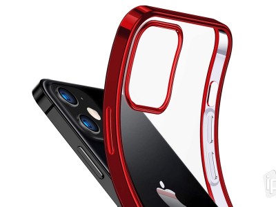 Glitter Edge Case  Ochrann kryt pre Apple iPhone 12 Pro Max (ierny)