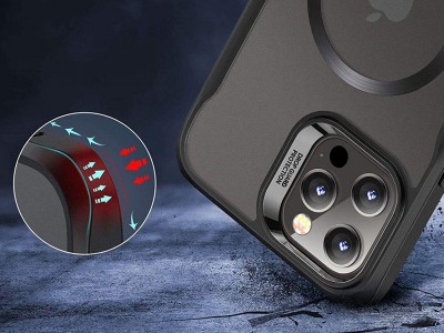 ESR HaloLock Case  Ochrann kryt kompatibiln s MagSafe nabjanm pre Apple iPhone 12 Pro Max (ierny)