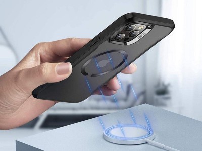 ESR HaloLock Case  Ochrann kryt kompatibiln s MagSafe nabjanm pre Apple iPhone 12 Pro Max (ierny)