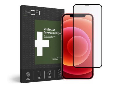 HOFI Premium Pro+ 2.5D Glass  Ochrann sklo pre Apple iPhone 12 Pro MAX (ierne)