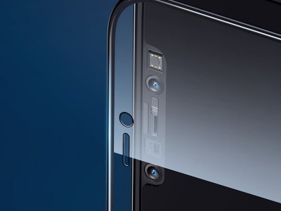 JOYROOM Knight Glass Anti Spy  Tvrden sklo s pokrytm celho displeja a ochranou proti sledovaniu pre Apple iPhone 12 Pro Max (ierne)