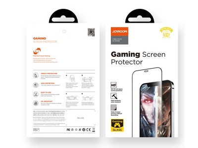 JOYROOM Gaming Screen Protector  2.5D Hern ochrann sklo pre Apple iPhone 12 / 12 Pro (ierne) **AKCIA!!