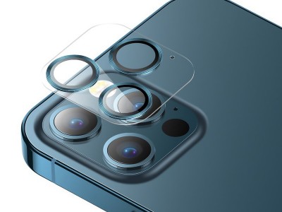 JOYROOM Lens Shining Protector � Ochrann� sklo na zadn� kameru pro Apple iPhone 12 Pro (�ern�)