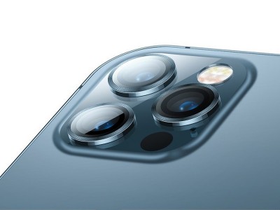 JOYROOM Lens Shining Protector  Ochrann sklo na zadn kameru pre Apple iPhone 12 Pro (modr)