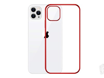 Glitter Edge Case � Ochrann� kryt pre Apple iPhone 12 Pro Max (strieborn�)