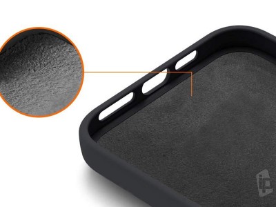 Liquid Silicone Cover (�ierna) - Ochrann� obal na Apple iPhone 12 Pro Max