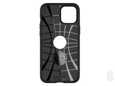 Spigen Rugged Armor (�ierny) - Ochrann� kryt (obal) na Apple iPhone 12 Pro Max