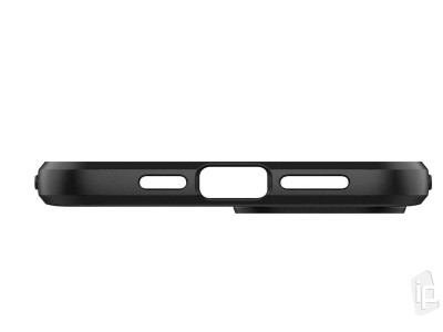 Spigen Rugged Armor (�ierny) - Ochrann� kryt (obal) na Apple iPhone 12 Pro Max