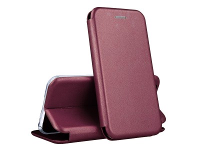 Flip Elegance Burgundy  Ochrann puzdro pre Samsung Galaxy A52 5G / A52s 5G (bordov) **AKCIA!!