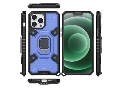 Capsule Ring Armor - Odoln� kryt pre Apple iPhone 13 (modr�) **AKCIA!!