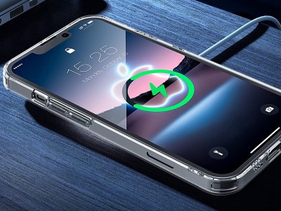 JOYROOM Clear Series  Ochrann kryt s ochranou kamery pre Apple iPhone 13 (ry)