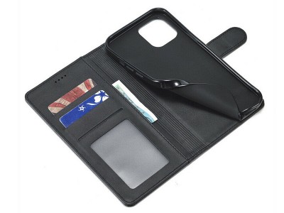 Book Case � Ochrann� otv�racie puzdro pre Apple iPhone 13 mini (tmavo-ru�ov�) **AKCIA!!