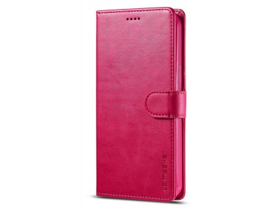 Book Case – Ochranné otváracie puzdro pre Xiaomi Redmi 9T / Poco M3 (tmavo-ružová)