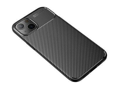 Carbon Fiber Black (ern) - Ochrann kryt (obal) pro Apple iPhone 13 mini **AKCIA!!