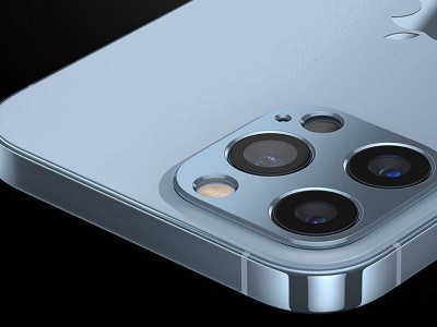 HOFI Alucam Pro+ Camera Protection  Ochrana kamery pre Apple iPhone 13 / 13 mini (modr)