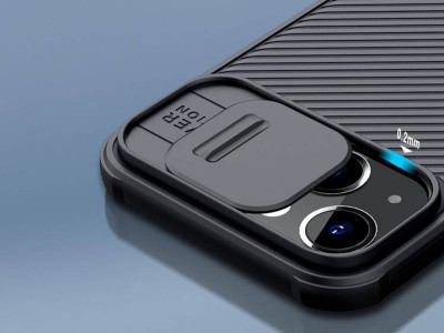 Nillkin CamShield Pro (ierny) - Plastov kryt (obal) s ochranou kamery na Apple iPhone 13 mini