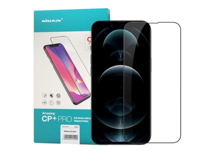 Nillkin Amazing CP+Pro Glass (ierne) - Tvrden sklo na displej pre Apple iPhone 13 mini