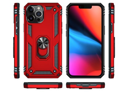 Fusion Ring Armor (�erven�) - Odoln� kryt (obal) na Apple iPhone 13 Pro