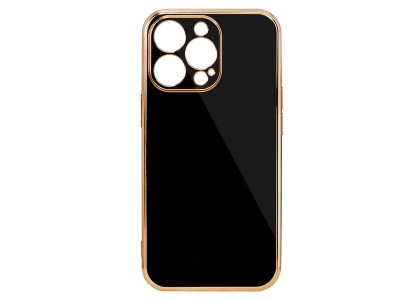 Lightning Color Case – Elegantný ochranný kryt s ochranou kamery pre Apple iPhone 13 Pro (čierny)