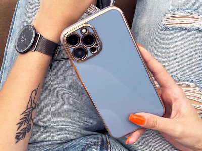 Lightning Color Case � Elegantn� ochrann� kryt s ochranou kamery pre Apple iPhone 13 Pro (zelen�)